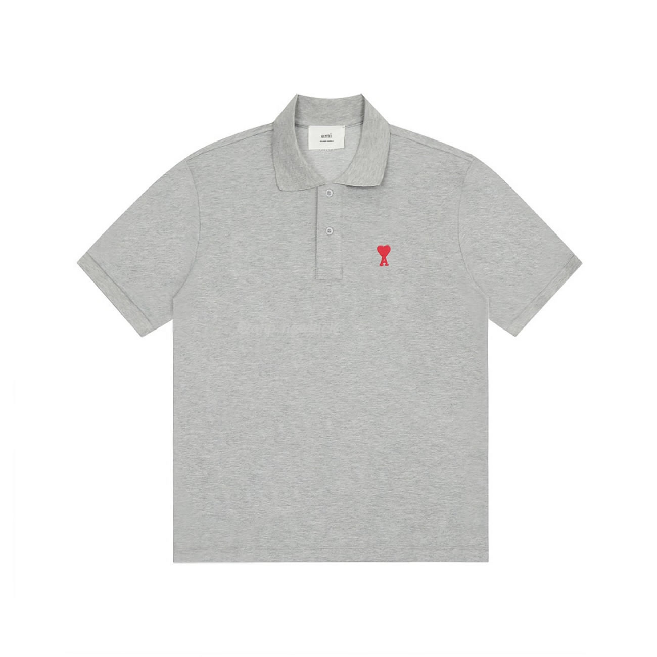 Ami Paris De Coeur Polo Shirt (1) - newkick.app